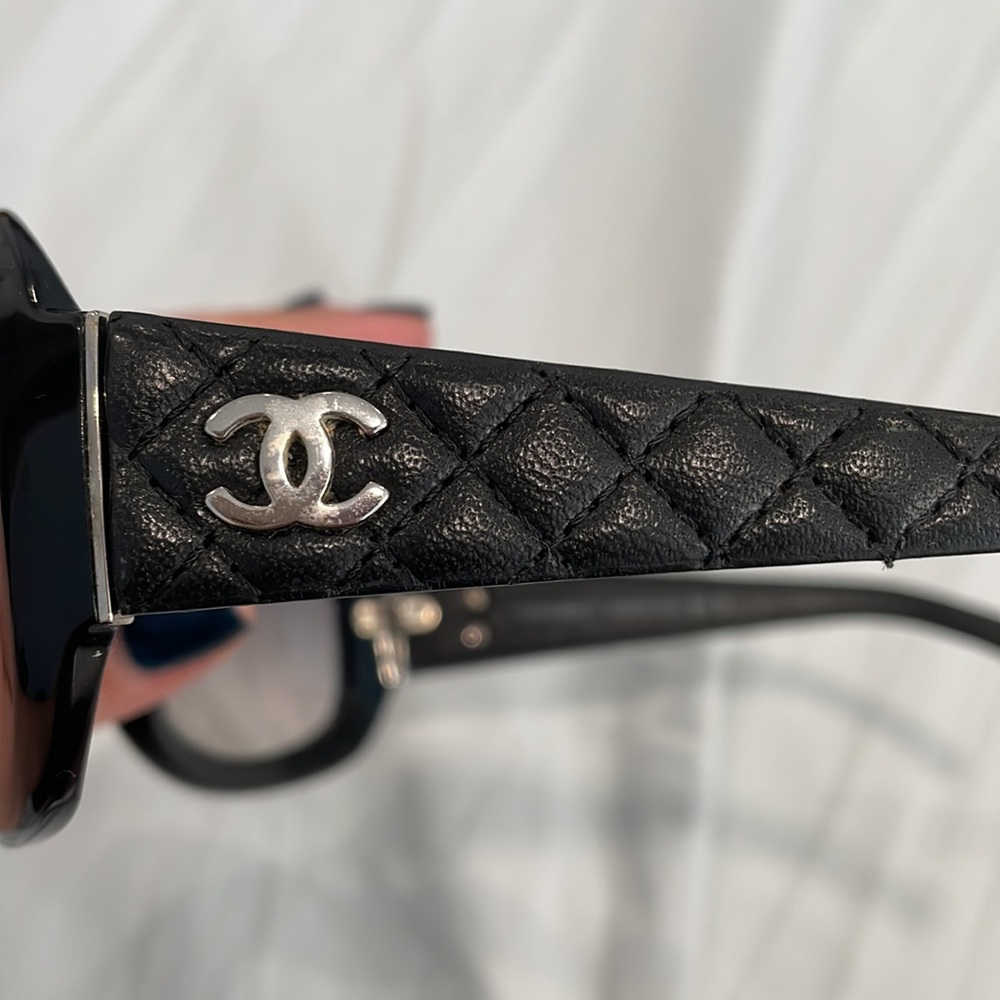 Chanel Sunglasses Authentic quilt pattern blk - Picture 14 of 17